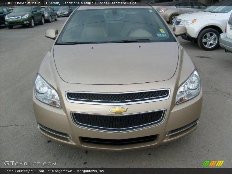 Sandstone Metallic / Cocoa/Cashmere Beige 2008 Chevrolet Malibu LT Sedan