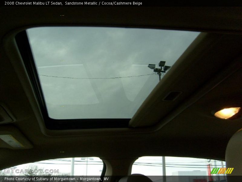 Sandstone Metallic / Cocoa/Cashmere Beige 2008 Chevrolet Malibu LT Sedan