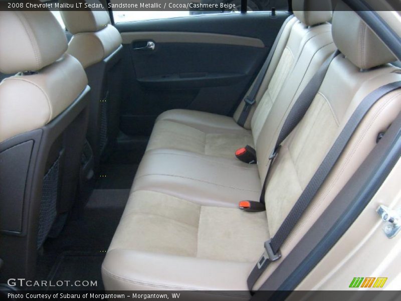 Sandstone Metallic / Cocoa/Cashmere Beige 2008 Chevrolet Malibu LT Sedan
