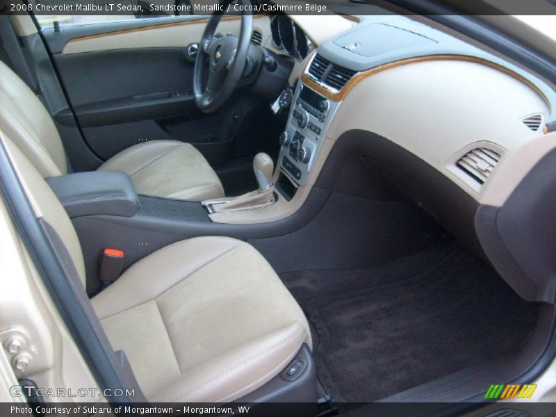 Sandstone Metallic / Cocoa/Cashmere Beige 2008 Chevrolet Malibu LT Sedan