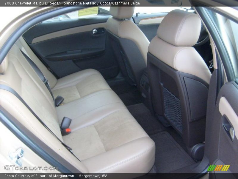 Sandstone Metallic / Cocoa/Cashmere Beige 2008 Chevrolet Malibu LT Sedan