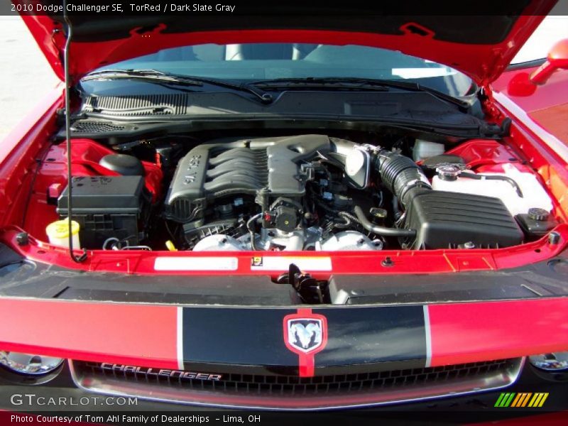 TorRed / Dark Slate Gray 2010 Dodge Challenger SE