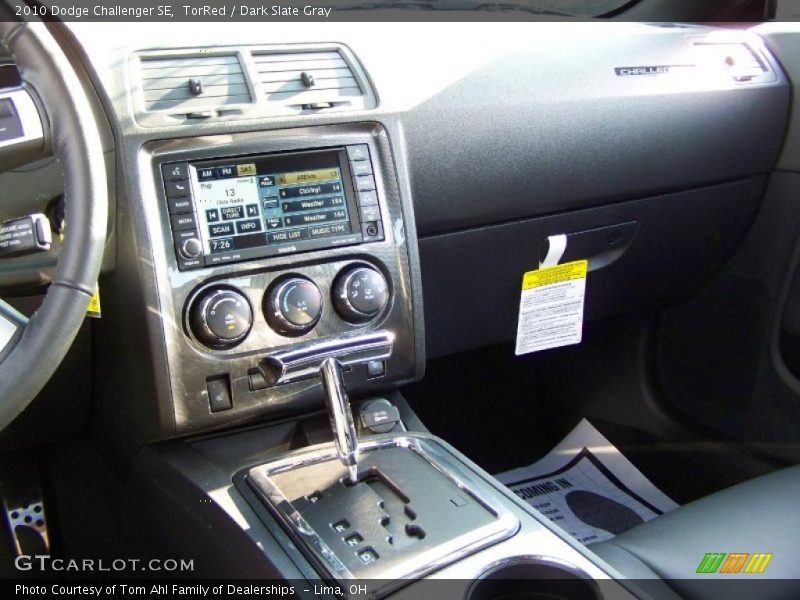 TorRed / Dark Slate Gray 2010 Dodge Challenger SE