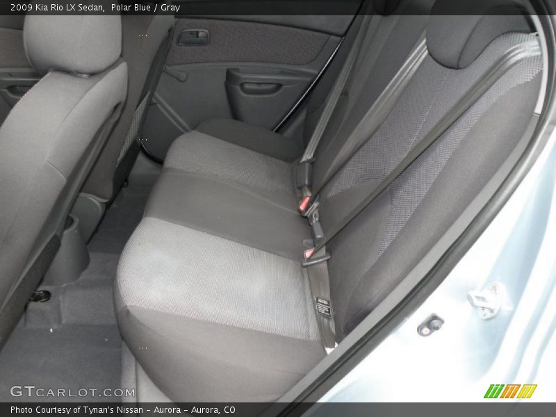 Polar Blue / Gray 2009 Kia Rio LX Sedan