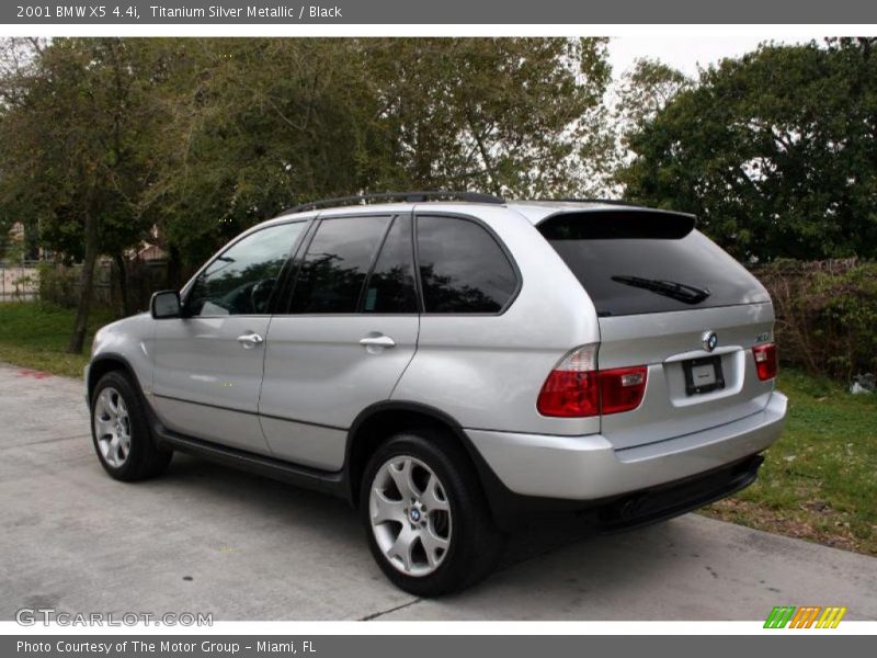 Titanium Silver Metallic / Black 2001 BMW X5 4.4i