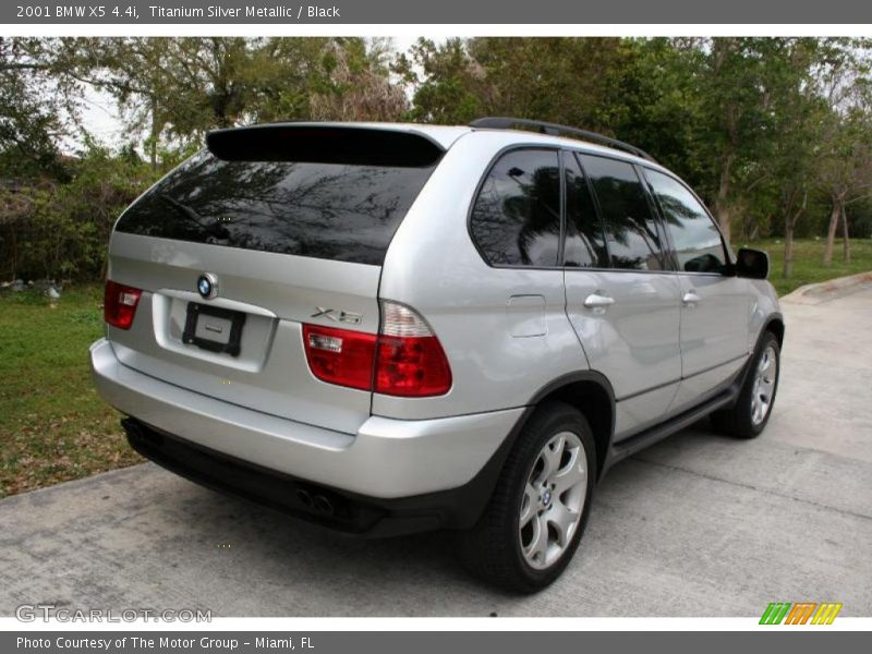 Titanium Silver Metallic / Black 2001 BMW X5 4.4i