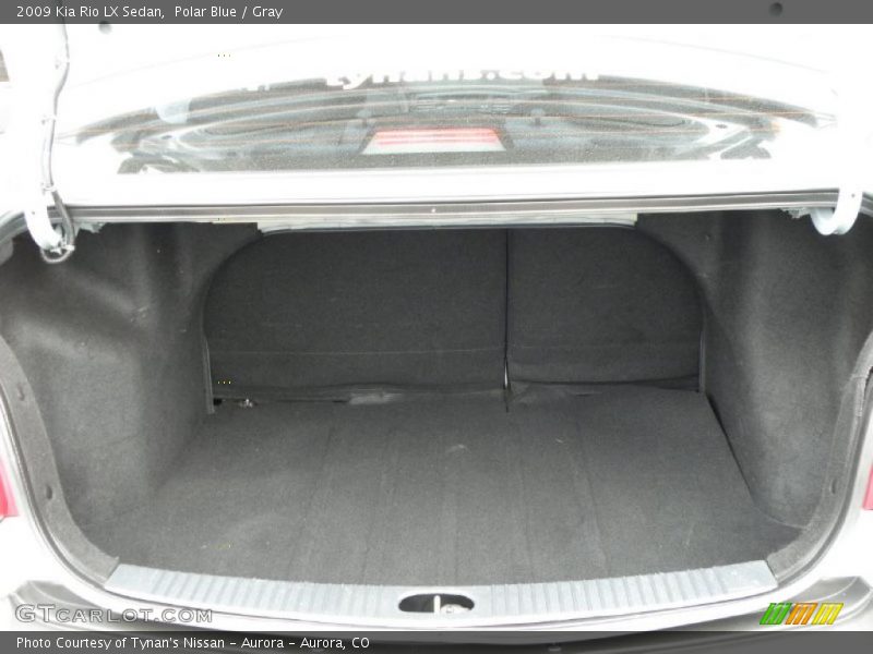 Polar Blue / Gray 2009 Kia Rio LX Sedan