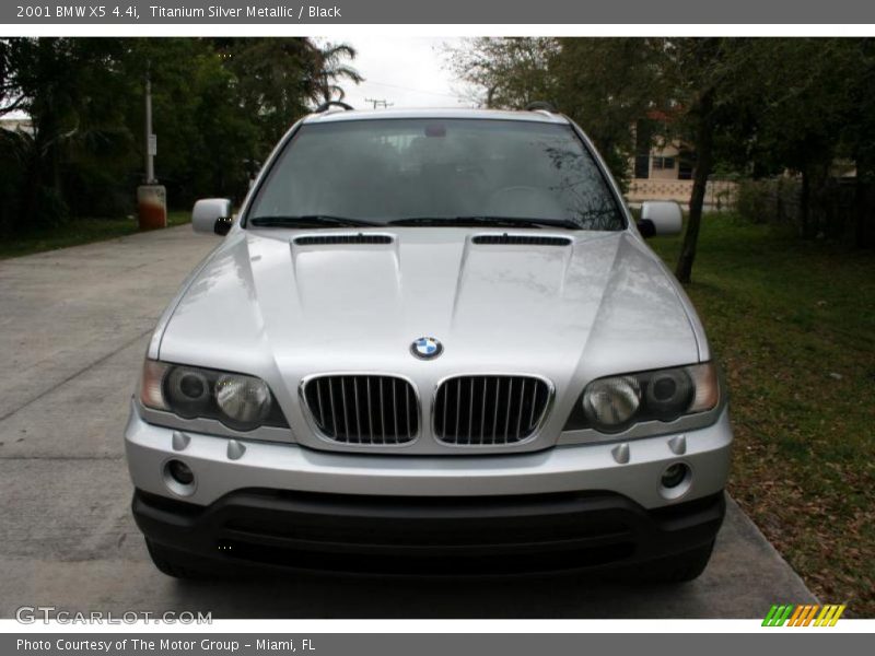 Titanium Silver Metallic / Black 2001 BMW X5 4.4i