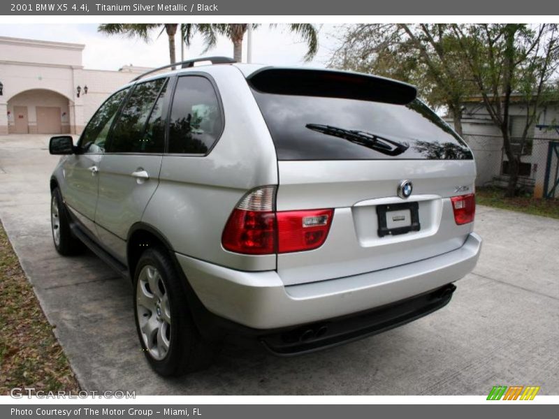 Titanium Silver Metallic / Black 2001 BMW X5 4.4i