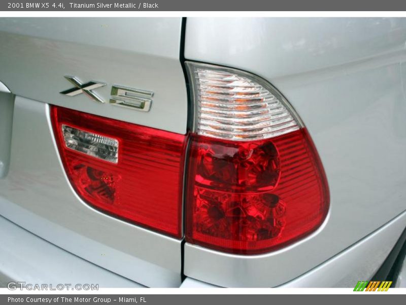 Titanium Silver Metallic / Black 2001 BMW X5 4.4i