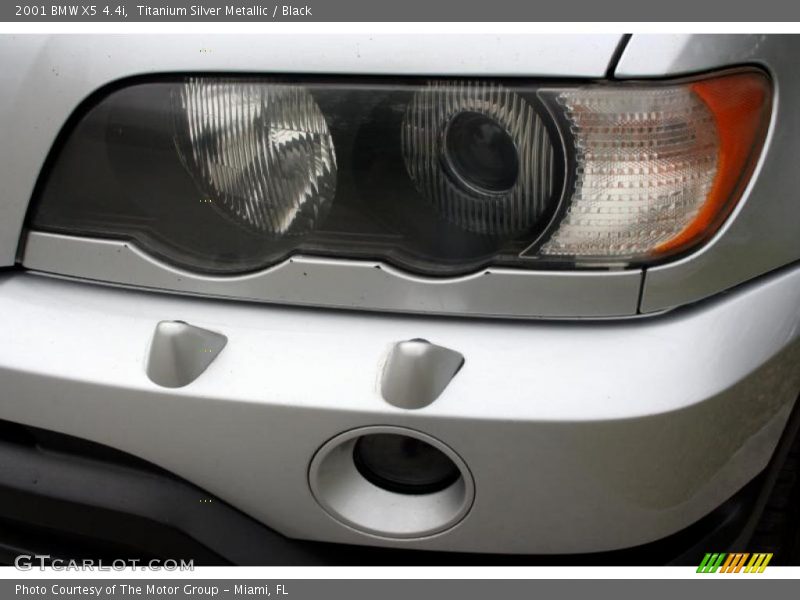 Titanium Silver Metallic / Black 2001 BMW X5 4.4i