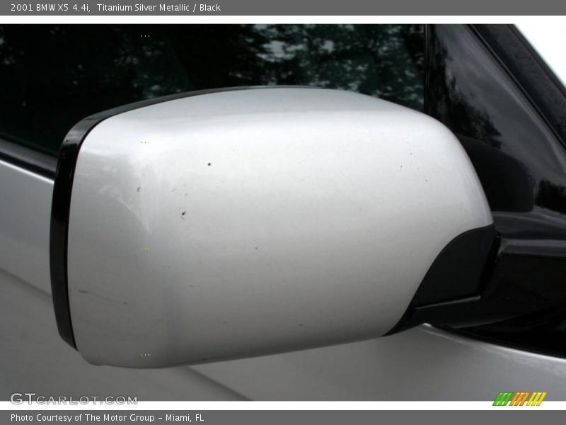 Titanium Silver Metallic / Black 2001 BMW X5 4.4i