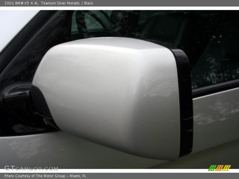Titanium Silver Metallic / Black 2001 BMW X5 4.4i