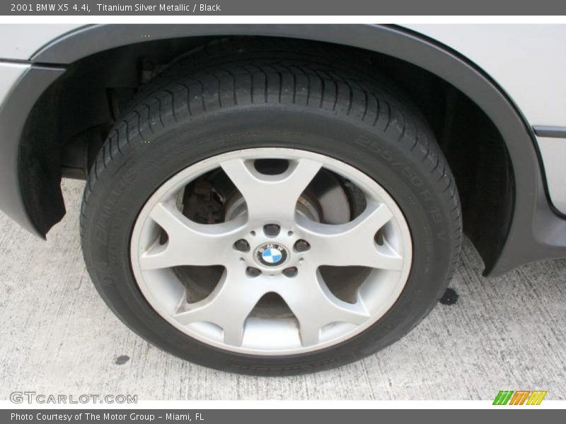 Titanium Silver Metallic / Black 2001 BMW X5 4.4i