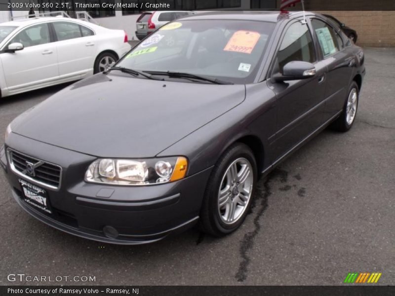 Titanium Grey Metallic / Graphite 2009 Volvo S60 2.5T