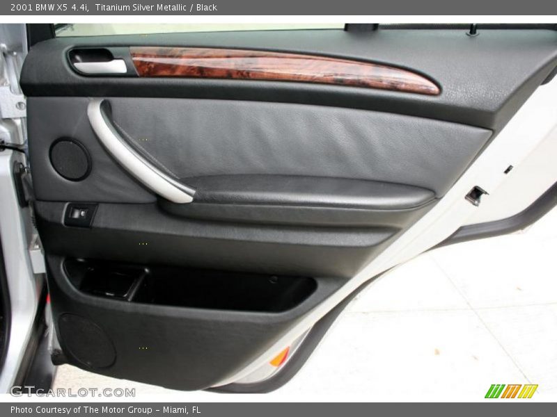 Titanium Silver Metallic / Black 2001 BMW X5 4.4i