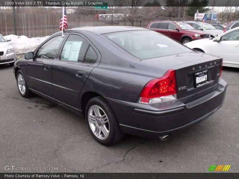 Titanium Grey Metallic / Graphite 2009 Volvo S60 2.5T