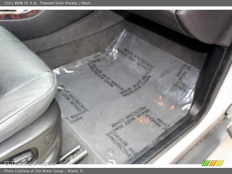 Titanium Silver Metallic / Black 2001 BMW X5 4.4i