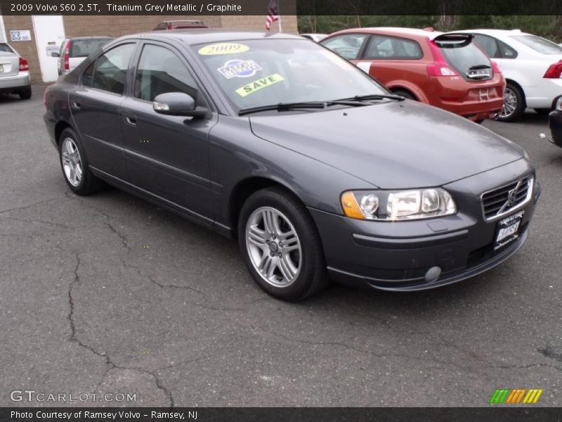 Titanium Grey Metallic / Graphite 2009 Volvo S60 2.5T