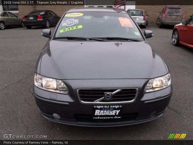 Titanium Grey Metallic / Graphite 2009 Volvo S60 2.5T