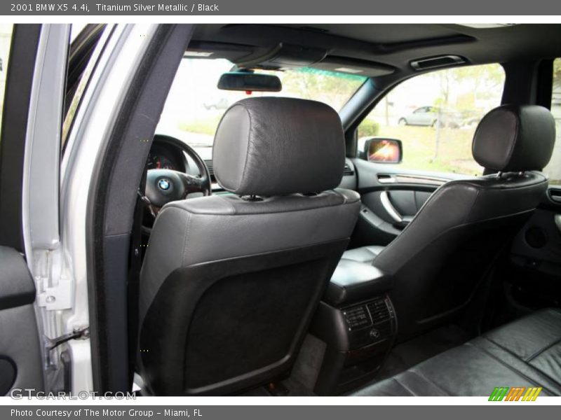 Titanium Silver Metallic / Black 2001 BMW X5 4.4i