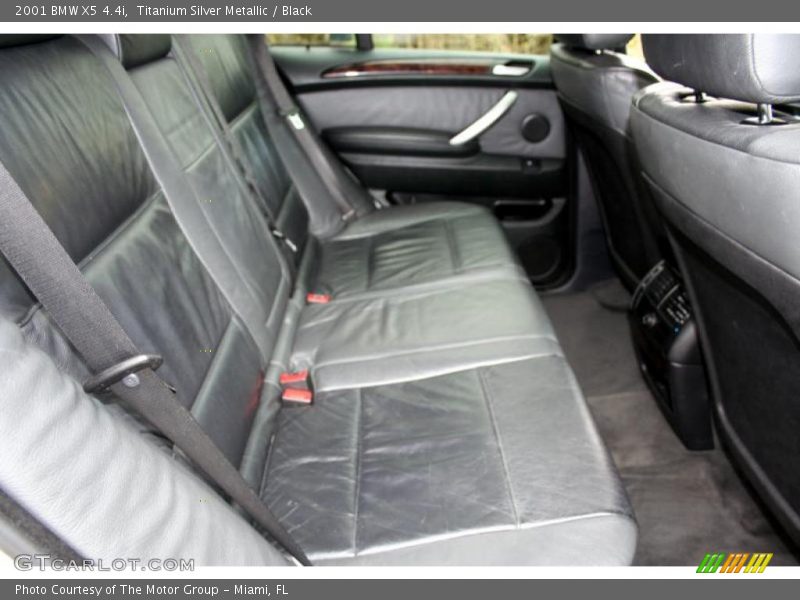 Titanium Silver Metallic / Black 2001 BMW X5 4.4i