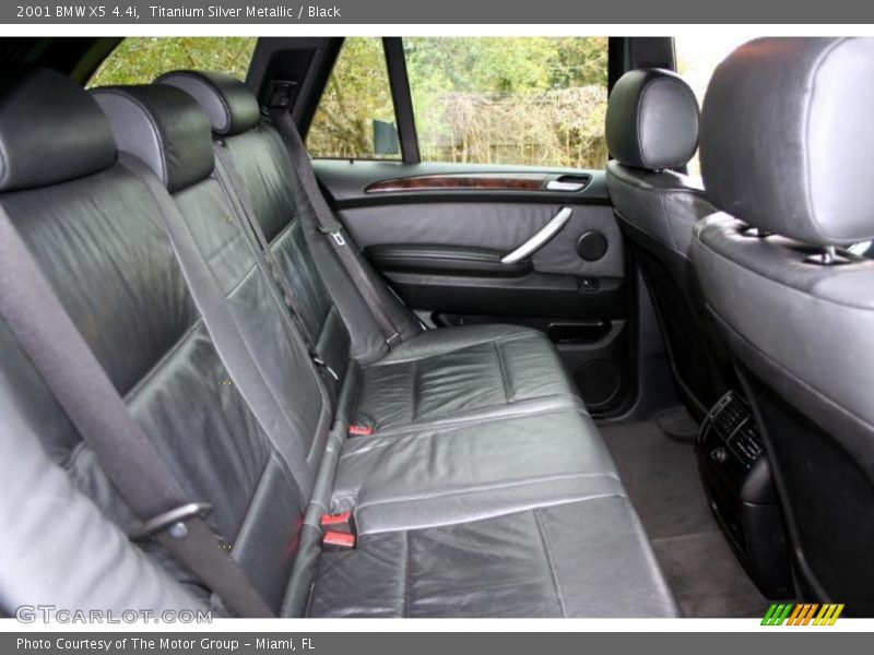 Titanium Silver Metallic / Black 2001 BMW X5 4.4i
