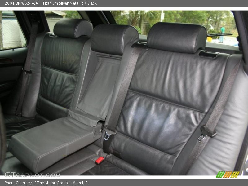 Titanium Silver Metallic / Black 2001 BMW X5 4.4i