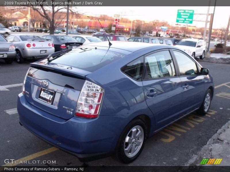 Seaside Blue Pearl / Dark Gray 2009 Toyota Prius Hybrid