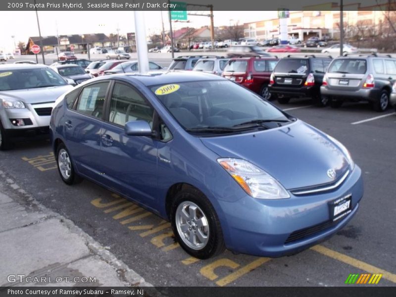 Seaside Blue Pearl / Dark Gray 2009 Toyota Prius Hybrid