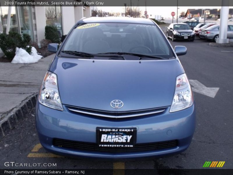Seaside Blue Pearl / Dark Gray 2009 Toyota Prius Hybrid