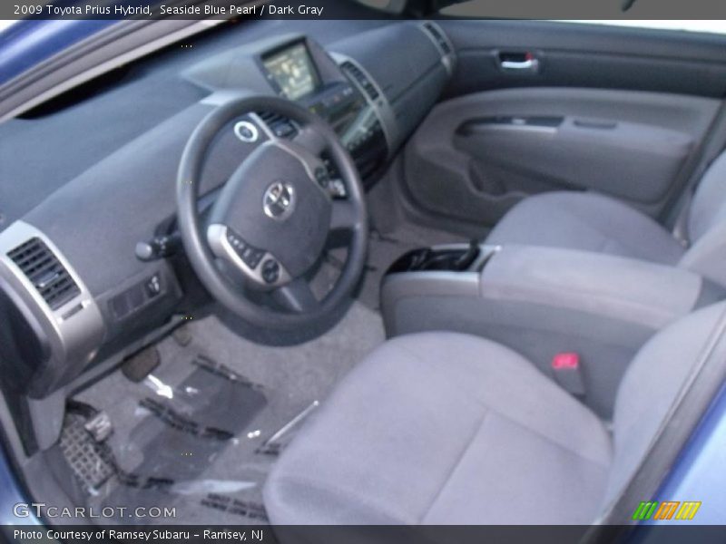Seaside Blue Pearl / Dark Gray 2009 Toyota Prius Hybrid