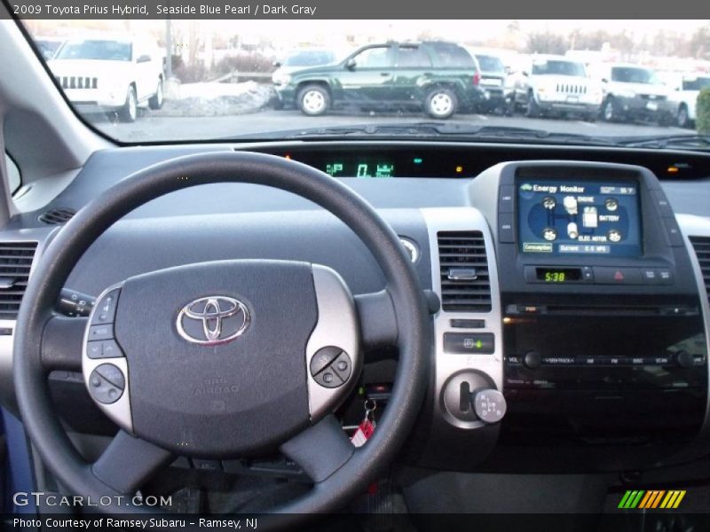 Seaside Blue Pearl / Dark Gray 2009 Toyota Prius Hybrid