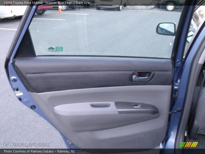 Seaside Blue Pearl / Dark Gray 2009 Toyota Prius Hybrid
