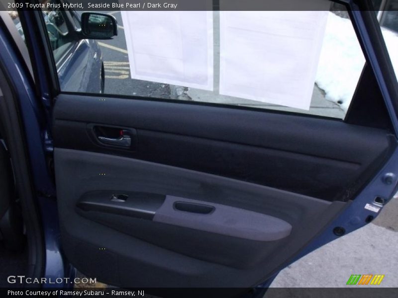Seaside Blue Pearl / Dark Gray 2009 Toyota Prius Hybrid