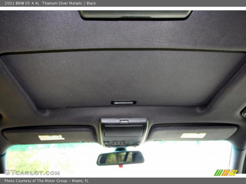 Titanium Silver Metallic / Black 2001 BMW X5 4.4i