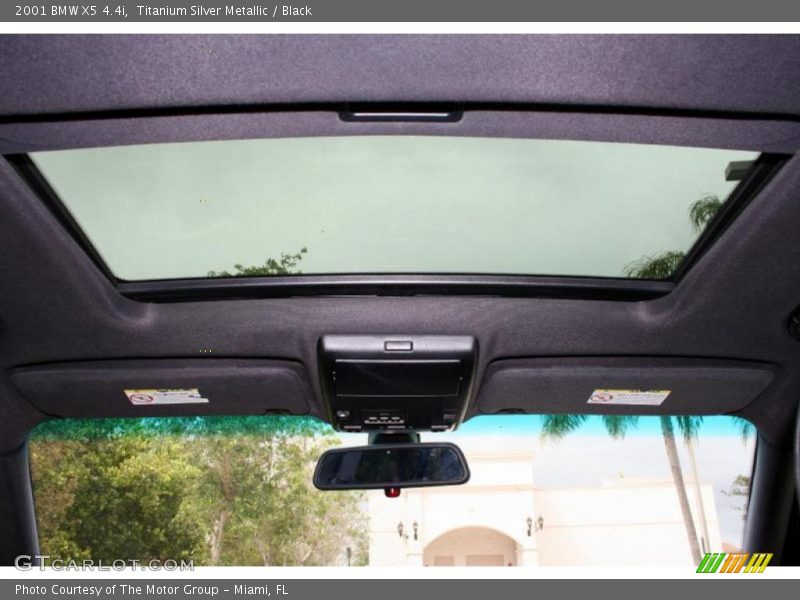 Titanium Silver Metallic / Black 2001 BMW X5 4.4i