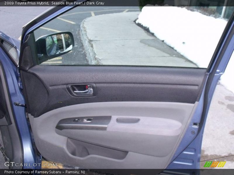 Seaside Blue Pearl / Dark Gray 2009 Toyota Prius Hybrid