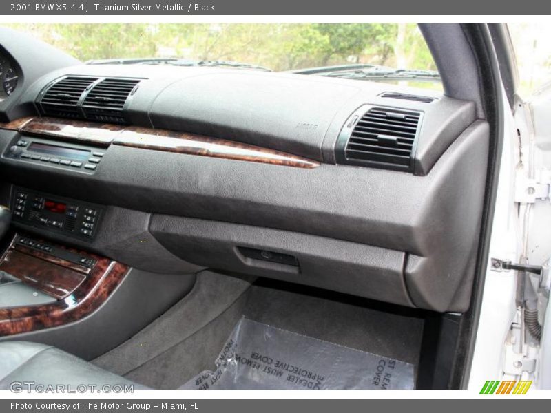 Titanium Silver Metallic / Black 2001 BMW X5 4.4i