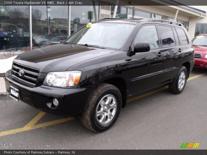 Black / Ash Gray 2006 Toyota Highlander V6 4WD