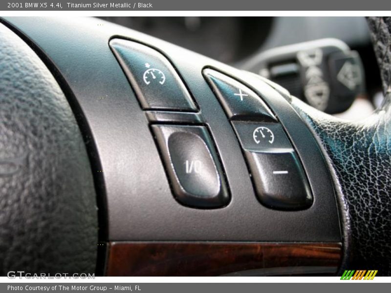Titanium Silver Metallic / Black 2001 BMW X5 4.4i