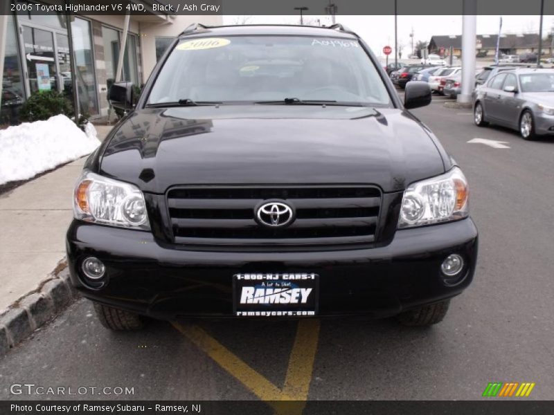 Black / Ash Gray 2006 Toyota Highlander V6 4WD