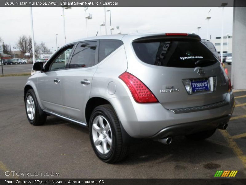 Brilliant Silver Metallic / Charcoal 2006 Nissan Murano SE AWD