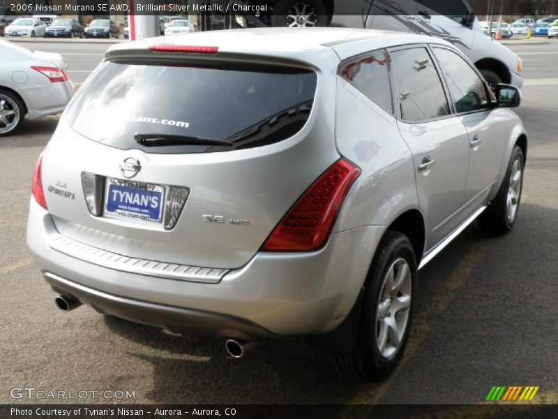 Brilliant Silver Metallic / Charcoal 2006 Nissan Murano SE AWD