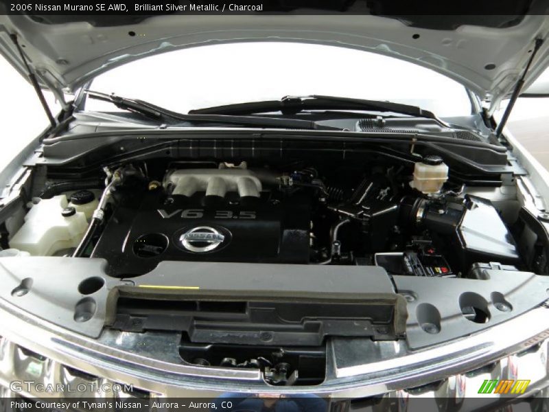 Brilliant Silver Metallic / Charcoal 2006 Nissan Murano SE AWD