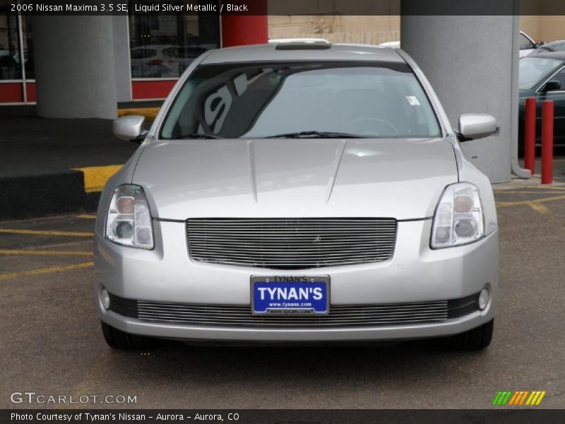 Liquid Silver Metallic / Black 2006 Nissan Maxima 3.5 SE