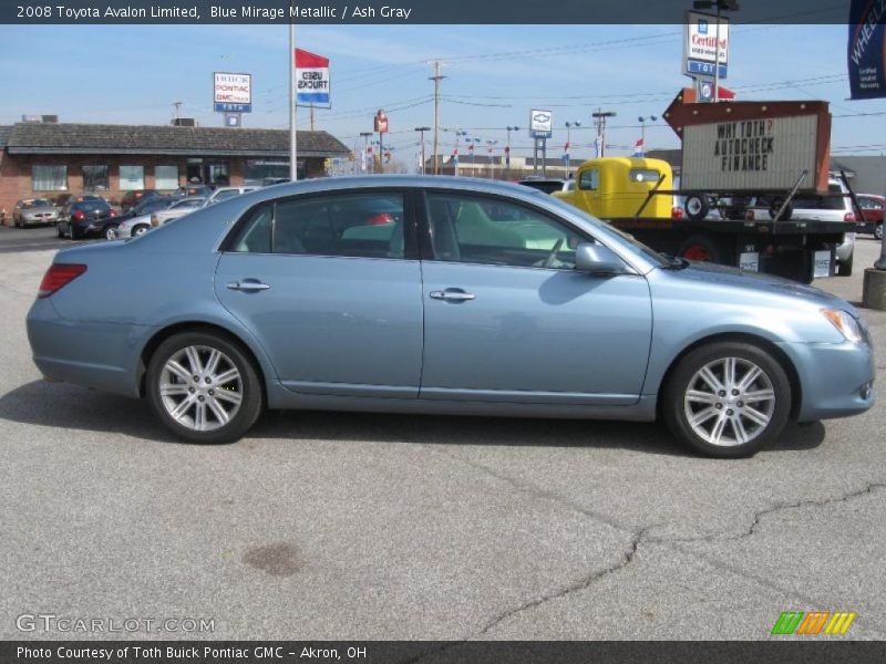 Blue Mirage Metallic / Ash Gray 2008 Toyota Avalon Limited