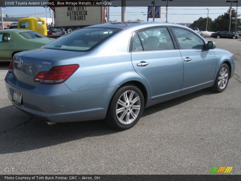 Blue Mirage Metallic / Ash Gray 2008 Toyota Avalon Limited