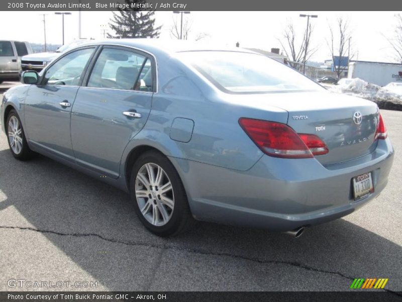 Blue Mirage Metallic / Ash Gray 2008 Toyota Avalon Limited