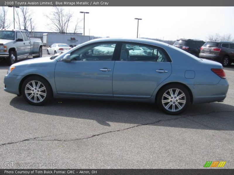 Blue Mirage Metallic / Ash Gray 2008 Toyota Avalon Limited